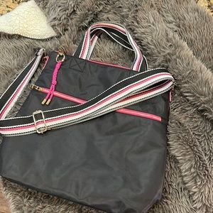 Ah-Dorned nylon tote bag